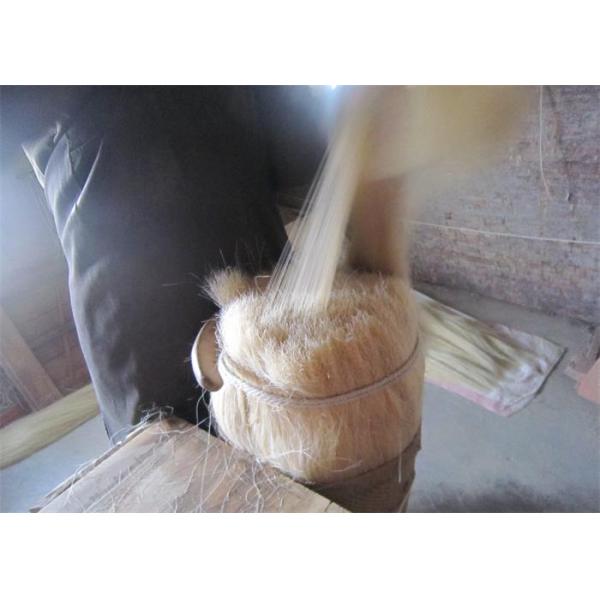 Long Double Drawn Horse Tail Hair Natural White Color 30 Inch