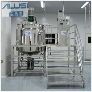 Dish Washing Liquid Detergent Making Machine Liquid Homogenizer Heating Mixing