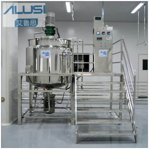 Dish Washing Liquid Detergent Making Machine Liquid Homogenizer Heating Mixing Machine