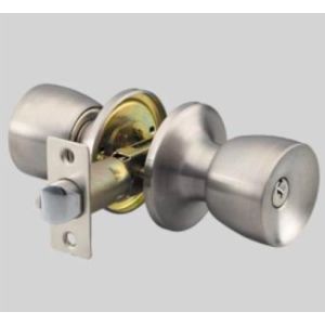 Quality Office Round Stainless Steel Door Knobs Easy To Install White Color for sale
