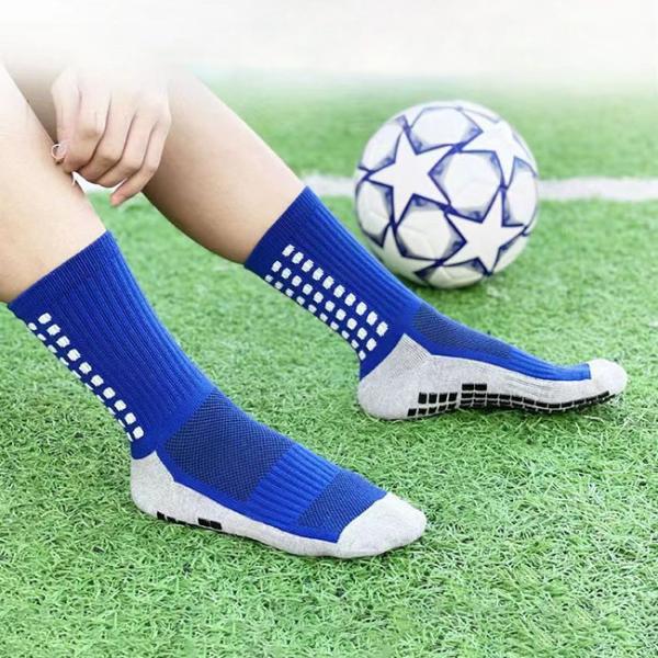 Colorful Football Cushioned Compression Socks Unisex Anti Slip Crew Soccer Socks