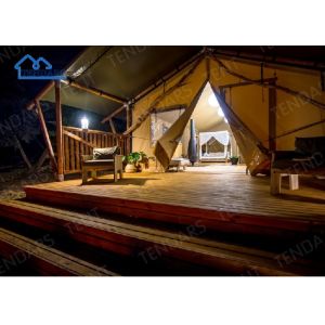 Romantic Eco Glamping Dome Tent , Geodesic Luxury Hotel Tent
