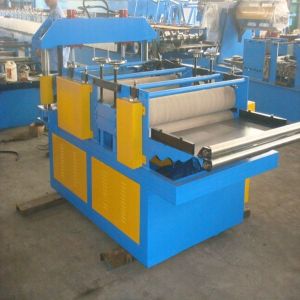 Down Pipe Cut To Length Steel Slitting Line / Sheet Metal Slitter Machine 10m