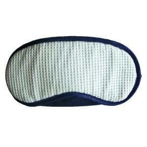 Beautiful Waffle Sleeping Blindfold Eye Mask With Soft Velvet Backing For Airplane / Home