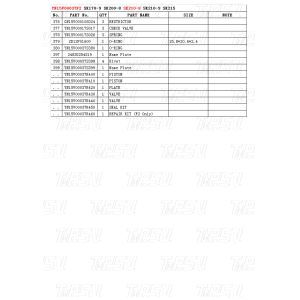 Machinery Repair Shops YN15V00037F2 SK210-8Excavator Travel Drvie Catalog Parts