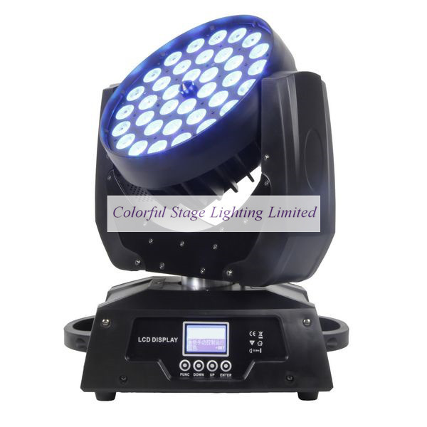 Buy 36x15W RGBAW 5 in 1 LED Zoom Moving Head Wash at wholesale prices