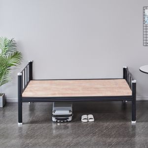 Bedroom Students H870 Single Iron Bed Frame Screwless metal single bed