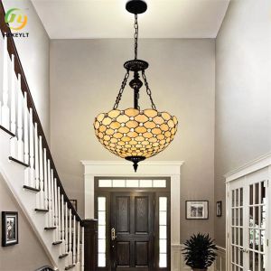 Gold 3 Light Dimmable Geometric Chandelier Glass Metal Pendant Light
