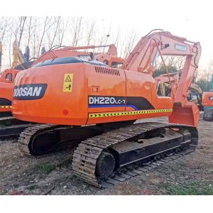 Good Condition 22 Ton Doosan 220 Excavator in Korea with Original Hydraulic Pump