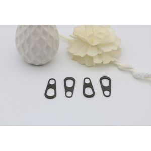 Best price wholesale metal accessories matte gunmetal color handbag zipper