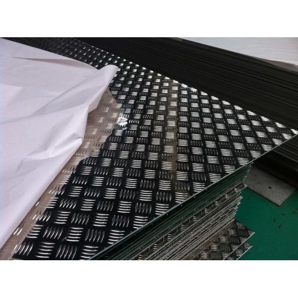 Buy Non Slip 6061 T6 Five Bars 2mm Aluminium Checker Plate at wholesale prices