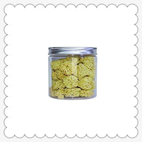 Plastic PET Empty Cosmetic Containers Jars With Silver Aluminum Lid