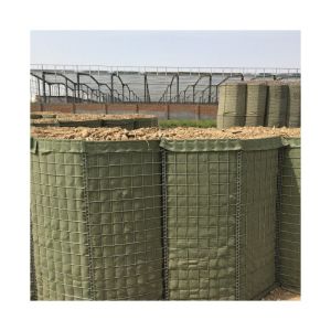 Quick And Easy Setup Defensive Barrier For Flood Control And Fortifications