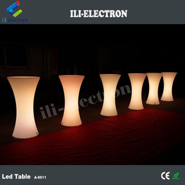 high top LED Lights Bar Round cocktail Table