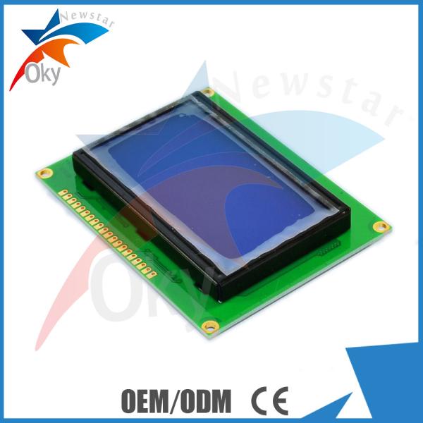 Quality manufacture ! 5v LCD12864 LCD Display Module For Arduino , Blue Screen With Backlight Controller for sale
