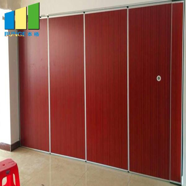 Acoustic Movable Wall Folding Sliding Partition Walls For Hotel Banquet Hall Ballroom