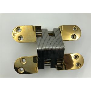 Gold 180 Degree Concealed Hinge / Industrial Concealed Cabinet Hinges