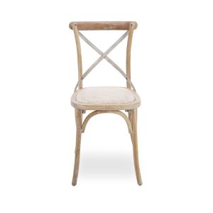 Factory price supply rattan seat Cross chairs for event and party rental chair