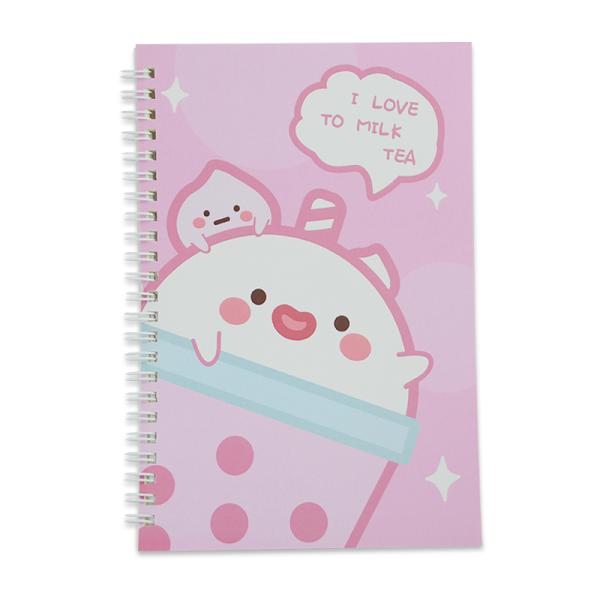 Soft Cover Personalised Custom Blank Kraft Paper Grid Notebook with Logo