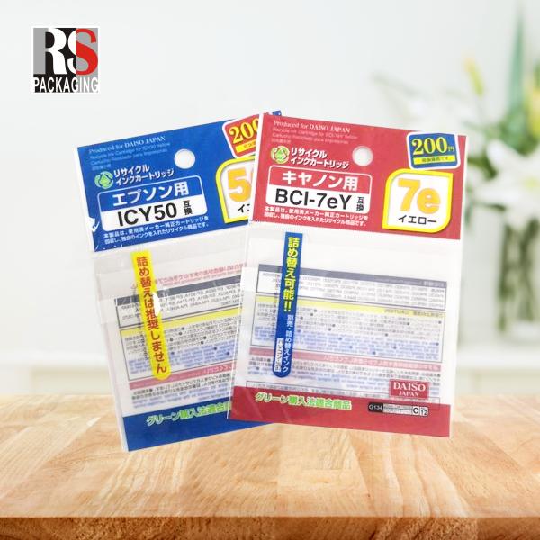 Biodegradable OPP BOPP Poly Bag Transparent Cellophane Header Bags Packaging