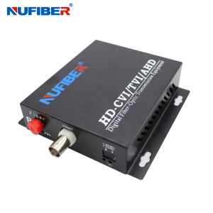 HD 1080P Fiber Video Converter 1BNC 1 Audio 1 Fiber ROHS Approved