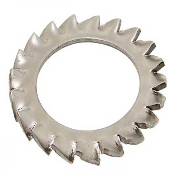 M6 A193 18-8 Stainless Steel Plain Serrated Lock Washer With External Teeth DIN6798