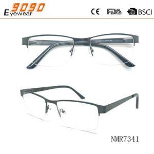 2017 new style fanshionable reading glasses with metal frame, Power rang : 1.00