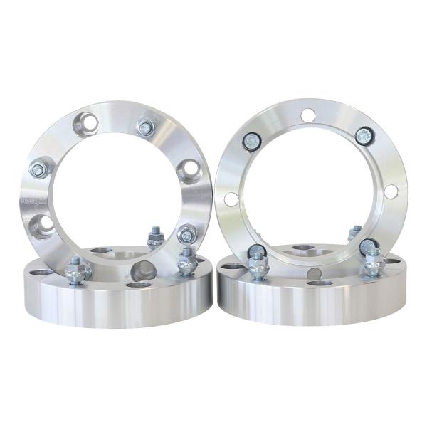 Buy Silver 4x156 ATV Wheel Spacers 1.5" Per Side For Polaris Sportsman Predator RZR at wholesale prices
