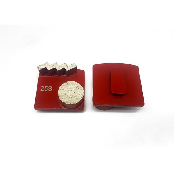 Buy Square Husqvarna Grinding Diamonds With 12mm Height Zigzag Segments at wholesale prices