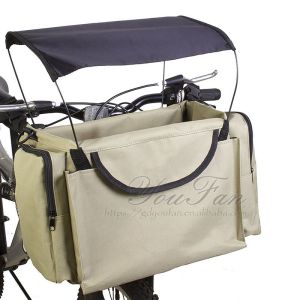 Quality Over the Shoulder Carrier Bicycle Basket for Dog