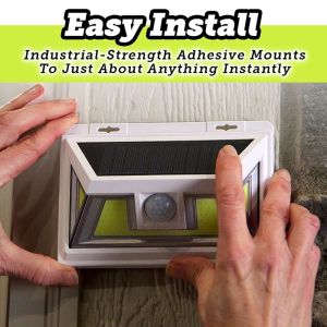 Solar Powered LED Motion Activated Security Light