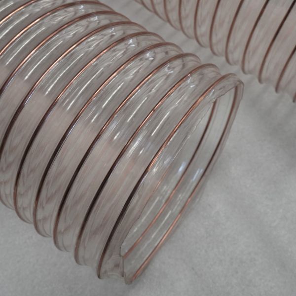 Industrial Hose for Sweeper Truck Suction Cups + With Steel Wire Inside + Assists in Absorbing Stones and Leaves