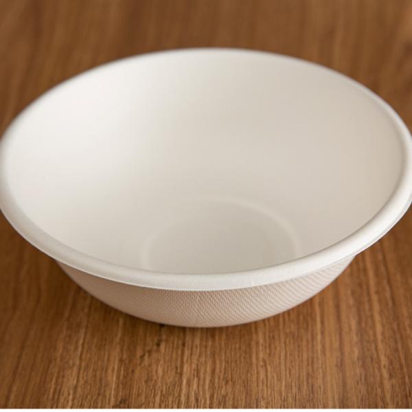 Buy 500ml Disposable Compostable Bagasse Bowls Bowl With Lid Biodegradable at wholesale prices
