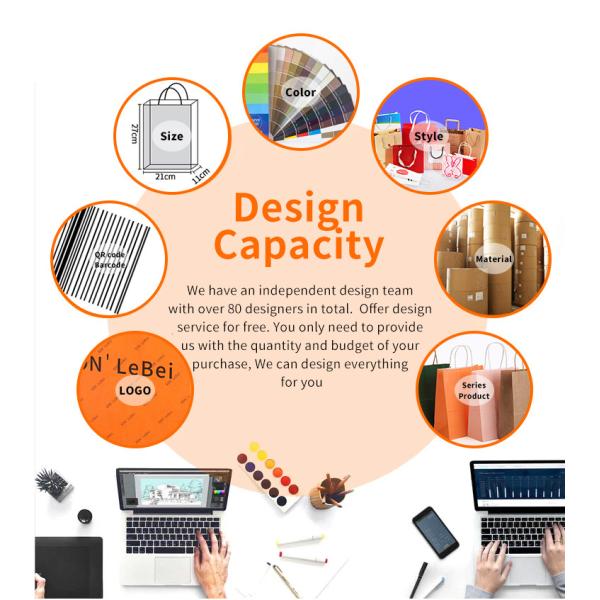 Customizable Biodegradable Kraft Paper Mailing Bags For Clothing