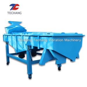 Efficient Linear Vibro Screen Machine Lightweight Carbon Steel Material Made