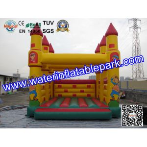 Quality Commercial Inflatable Bouncy Castle Kids 0.55mm PVC Tarpaulin for sale