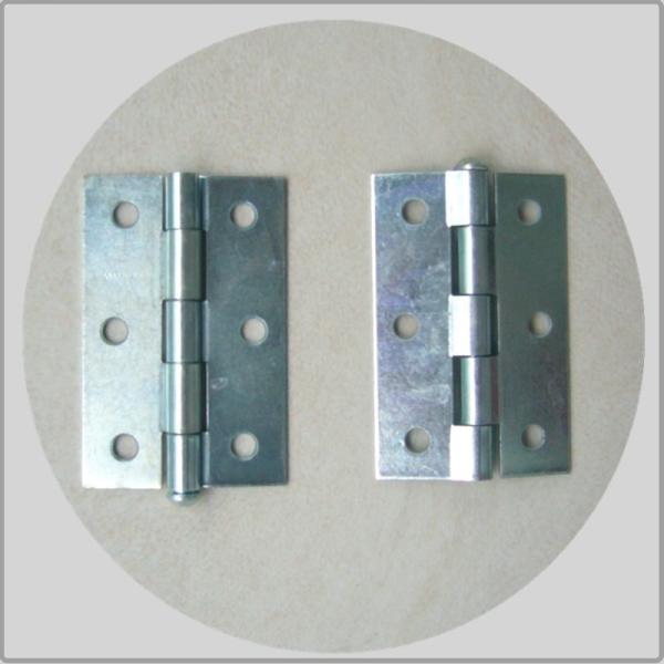 Yellow Color Ball Tip Hinges , Heavy Duty Flush Mount Hinges Highly Polished