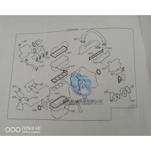 Vhs040104193 S0401-04193 J05e J05e-Tb J05e-Ta Engine Gasket Kit Engine Overhaul