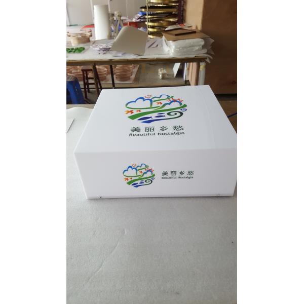 White 8000K Wall Mounted Light Box , 3D Lightbox Signage 2300*420*120mm