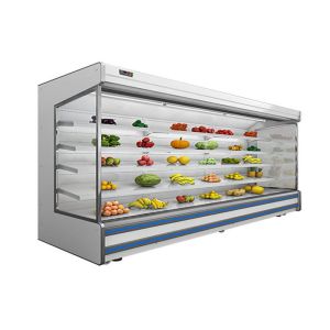 Large Commercial Display Freezer With LED Multideck Storage Display Cabinet