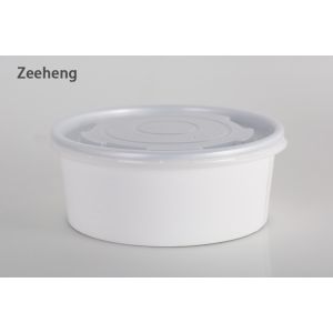 Smooth Wall Aluminum Foil Disposable Paper Bowls Cooking Flexo Printing