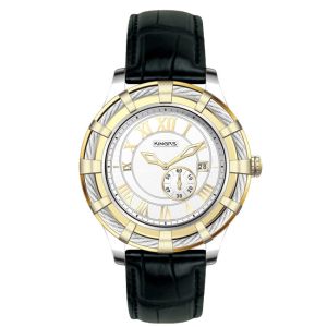 Genuine Leather Stainless Steel Automatic Watch , Steel Strap Watch