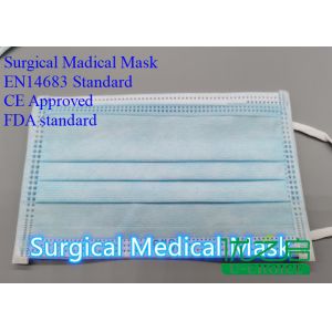 China Non-woven Surgical Medical Face Mask BFE > 95% FDA EN14683 on sale