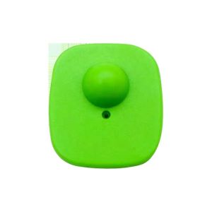 Green Small Square Retail Store EAS 8.2MHz RF Security Hard Tag