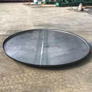 Customized Alloy Steel Large Asme Flanged And Dished Flat Head With Customized