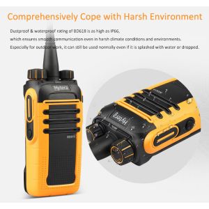 Hytera BD618 DMR Digital Two-Way Radio IP66 Long Range