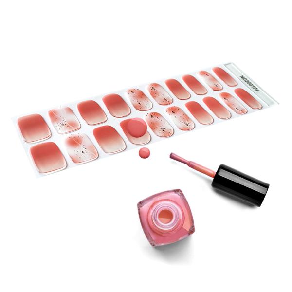 Customers' Requirements Semi Cured Gel Sticker Nail Polish Stickers for Nail Salon