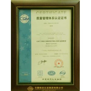 Guangzhou Shangye Model Making Co.,Ltd Certifications