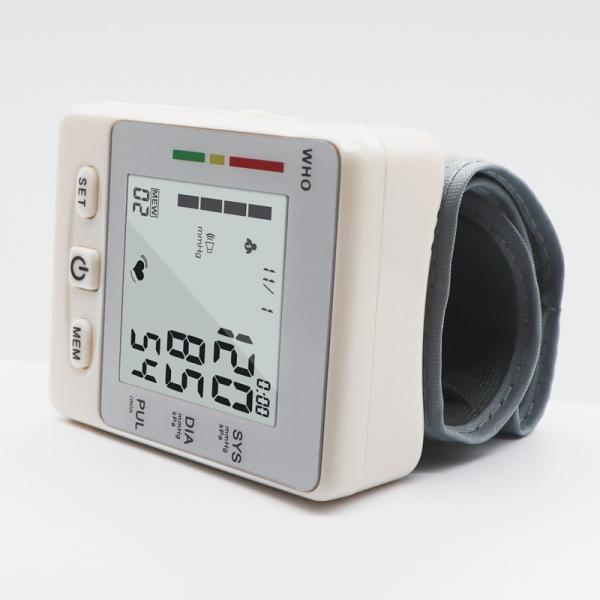 Buy Wrist BP Monitor with Voice Report 198 Memory and Irregular Pulse Detection at wholesale prices