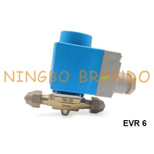 Quality EVR 6-038 032F8074 Danfoss Type EVR6 Series 3/8&quot; Flare Solenoid Valve for sale